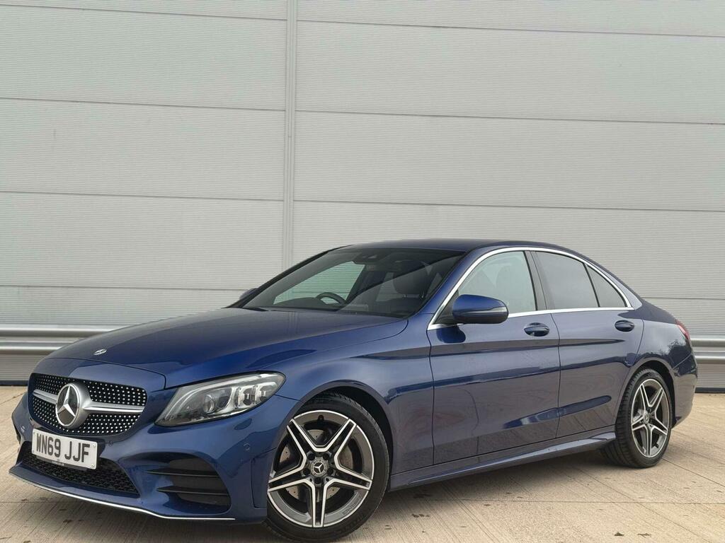 Mercedes-Benz C Class 1.5 C200 Mhev Eq Boost Amg Line Premium G-tronic WN69JJF Blue #4