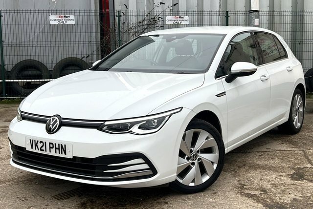 Volkswagen Golf 1.5 Etsi Mhev Style Hatchback Hybrid Ds VK21PHN White #2
