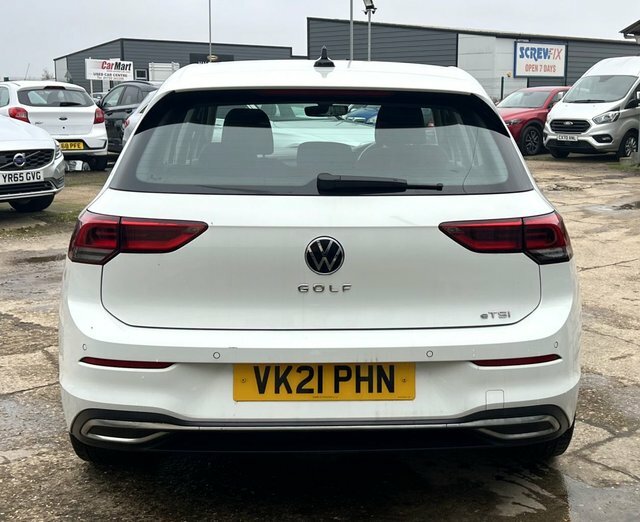 Volkswagen Golf 1.5 Etsi Mhev Style Hatchback Hybrid Ds VK21PHN White #6