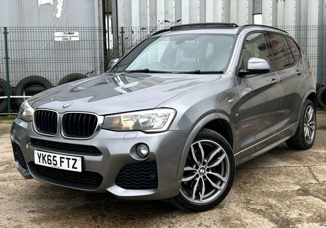 BMW X3 2.0 20D M Sport Suv Xdrive Euro 6 YK65FTZ Grey #3