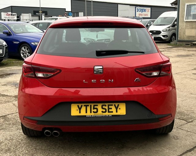 Seat Leon 2.0 Tdi Cr Fr Sport Coupe Dsg Euro 5 S Red #6