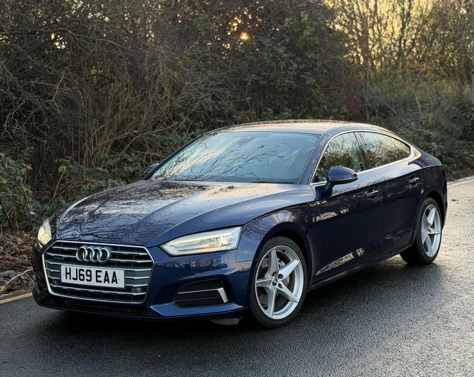 Audi A5 Hatchback 2.0 Tdi 40 Sport Sportback S Tronic Quat Blue