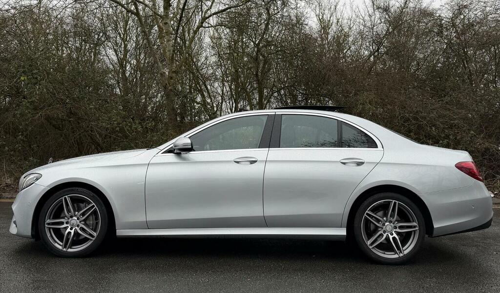 Mercedes-Benz E Class Saloon 2.0 E220d Amg Line Premium G-tronic Euro KN66UUS Silver #4