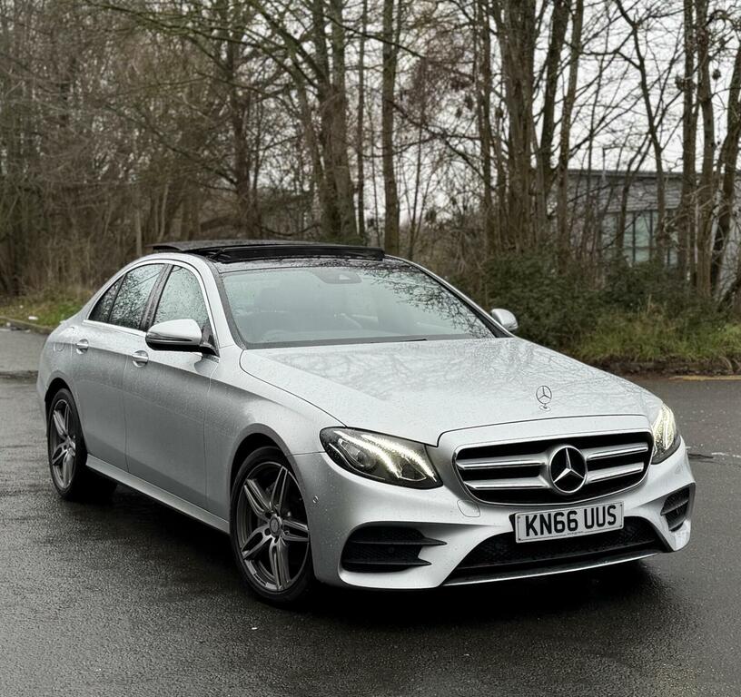 Mercedes-Benz E Class Saloon 2.0 E220d Amg Line Premium G-tronic Euro Silver