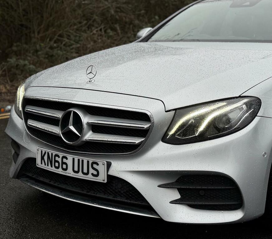 Mercedes-Benz E Class Saloon 2.0 E220d Amg Line Premium G-tronic Euro KN66UUS Silver #5
