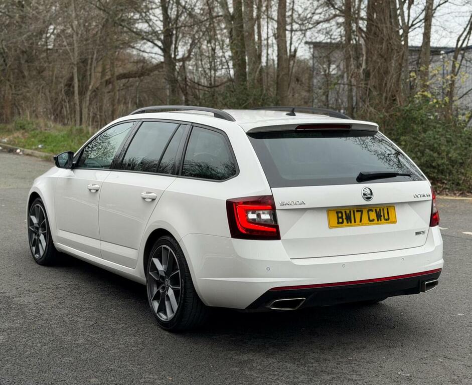 Skoda Octavia Estate 2.0 Tdi Vrs Euro 6 Ss 201717 BW17CWU White #4