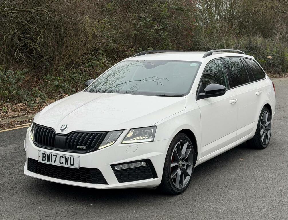 Skoda Octavia Estate 2.0 Tdi Vrs Euro 6 Ss 201717 BW17CWU White #3