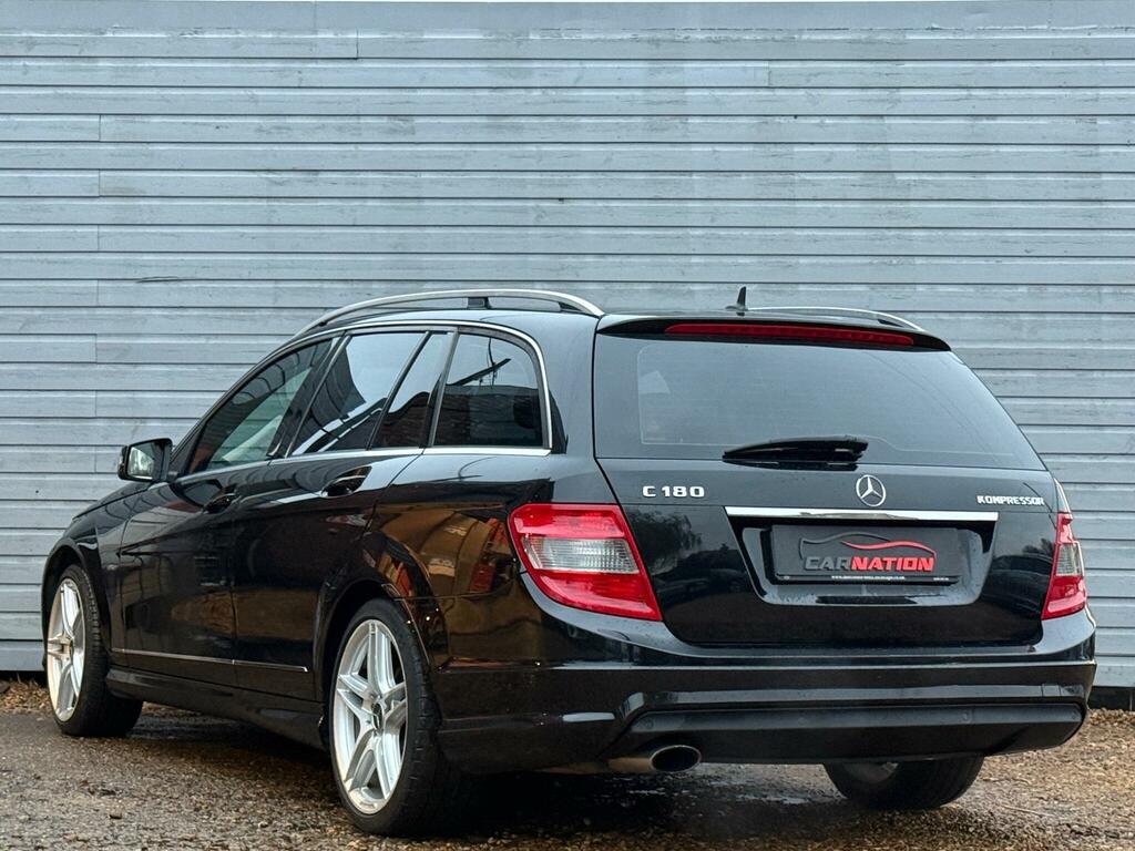 Mercedes-Benz C Class 1.6 C180k Blueefficiency Sport Euro 4 SK59VJY Black #4