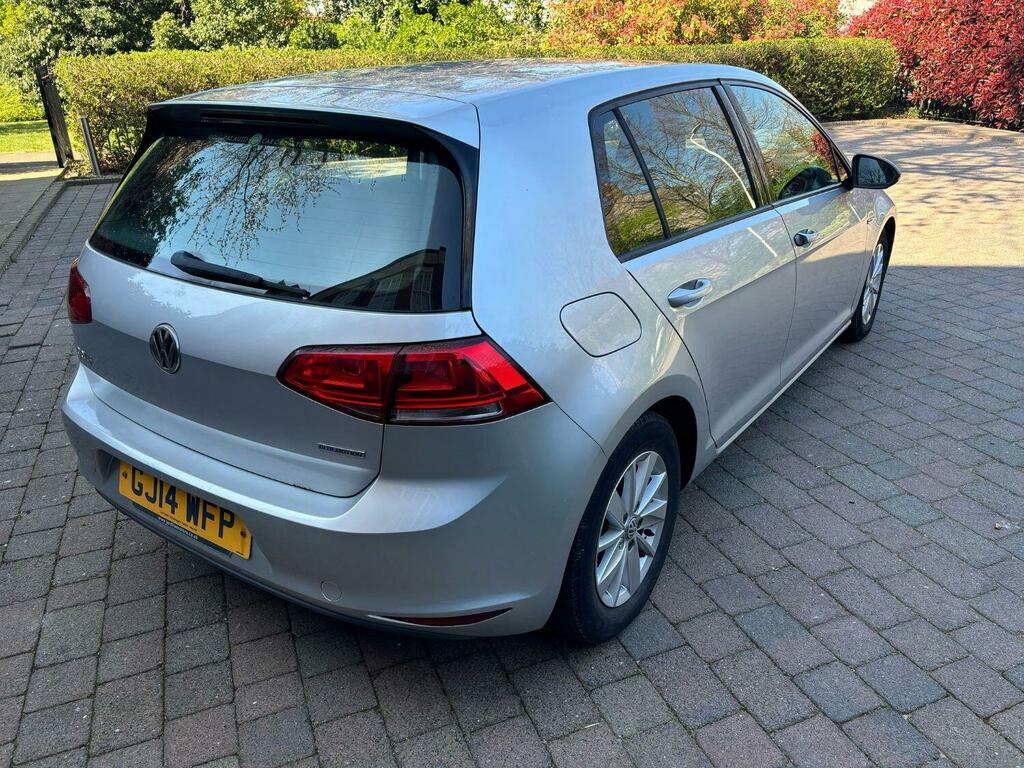 Volkswagen Golf 1.6 Tdi Bluemotion GJ14WFP Silver #4