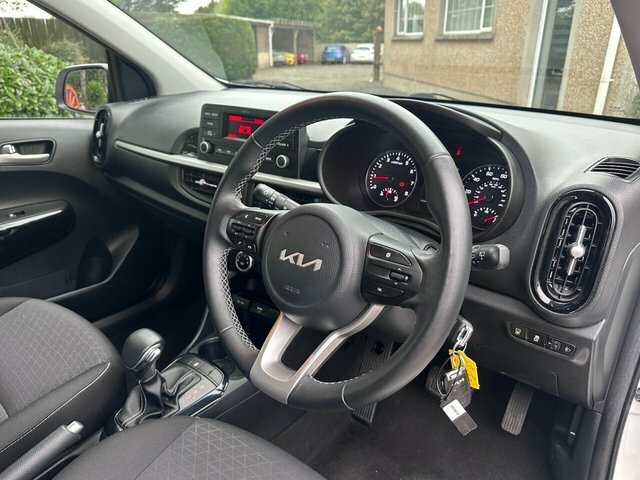 Kia Picanto 2022 1.0 Dpi 2 Hatchback Amt Euro 6 S XGZ4478 White #3