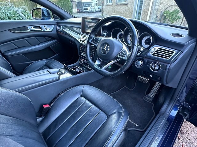 Mercedes-Benz CLS 2017 3.0 Cls350d V6 Amg Line Premium Plus Coupe KN17UDL Blue #5