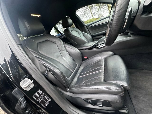 BMW 5 Series 2018 2.0 520D M Sport Saloon Euro JE03TOW Black #2