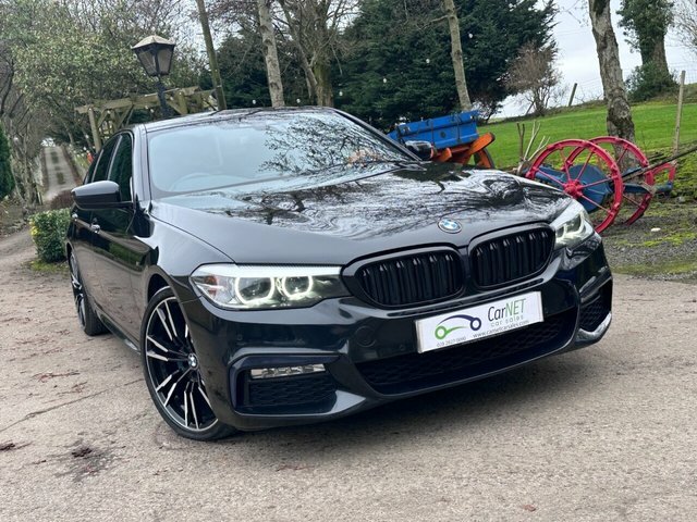 BMW 5 Series 2018 2.0 520D M Sport Saloon Euro JE03TOW Black #5