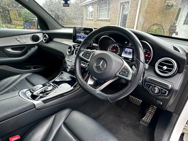 Mercedes-Benz GLC Class 2017 2.1 Glc250d Amg Line Premium Suv PL66OJV White #3
