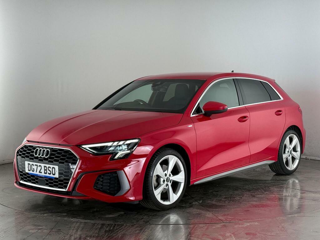 Audi A3 1.0 Tfsi 30 S Line Sportback Euro 6 Ss DG72BSO Red #2