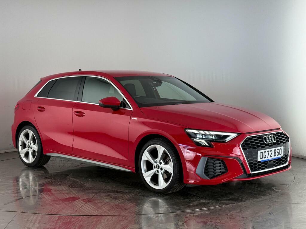 Audi A3 1.0 Tfsi 30 S Line Sportback Euro 6 Ss Red