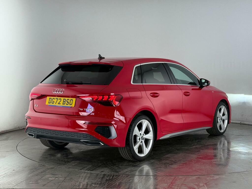 Audi A3 1.0 Tfsi 30 S Line Sportback Euro 6 Ss DG72BSO Red #4