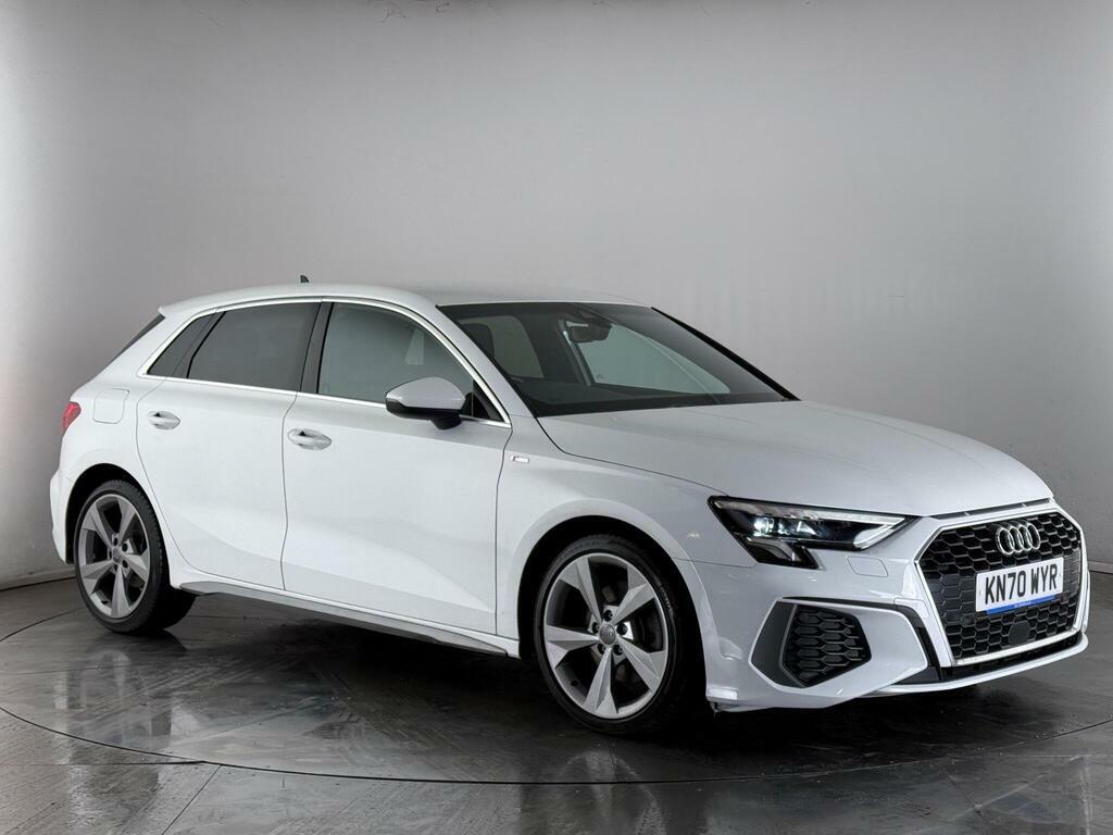 Audi A3 1.5 Tfsi 35 S Line Sportback S Tronic Euro 6 Ss White