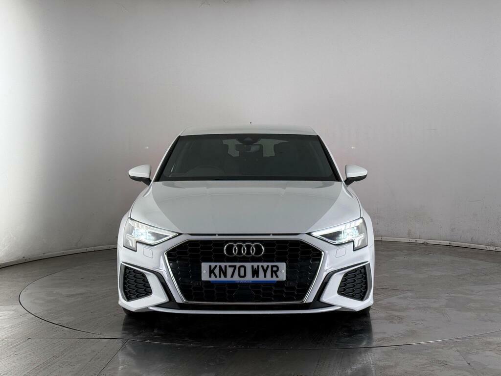 Audi A3 1.5 Tfsi 35 S Line Sportback S Tronic Euro 6 Ss White #4