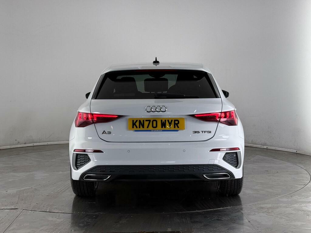 Audi A3 1.5 Tfsi 35 S Line Sportback S Tronic Euro 6 Ss White #5