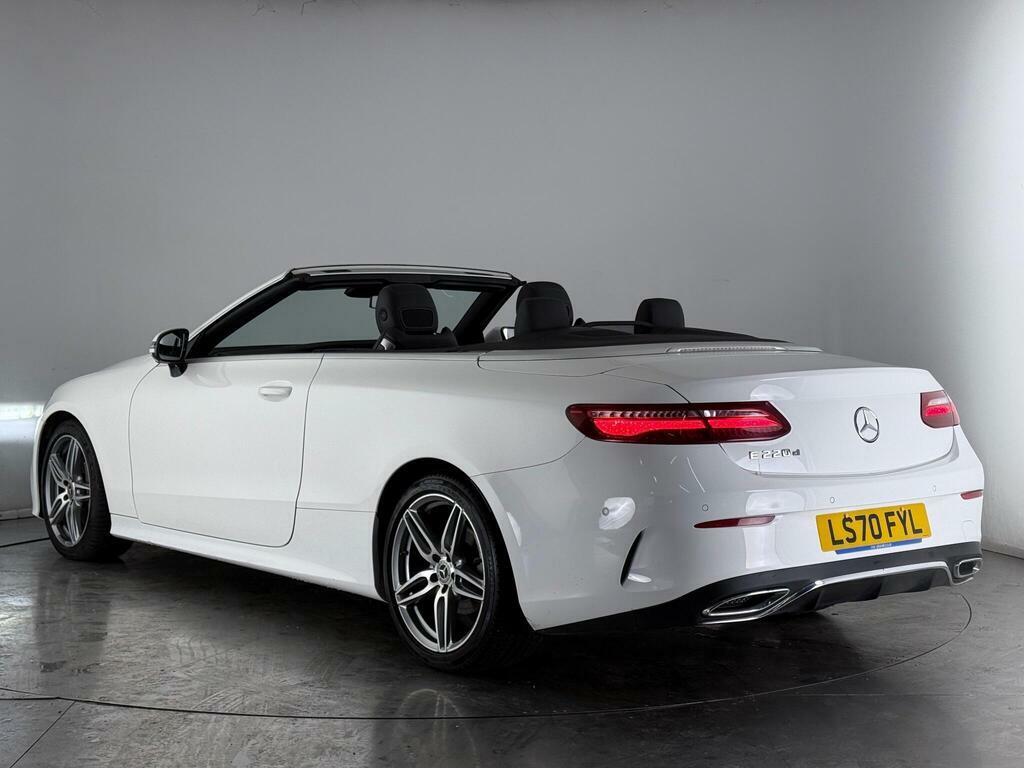 Mercedes-Benz E Class 2.0 E220d Amg Line Premium Cabriolet G-tronic E LS70FYL White #2