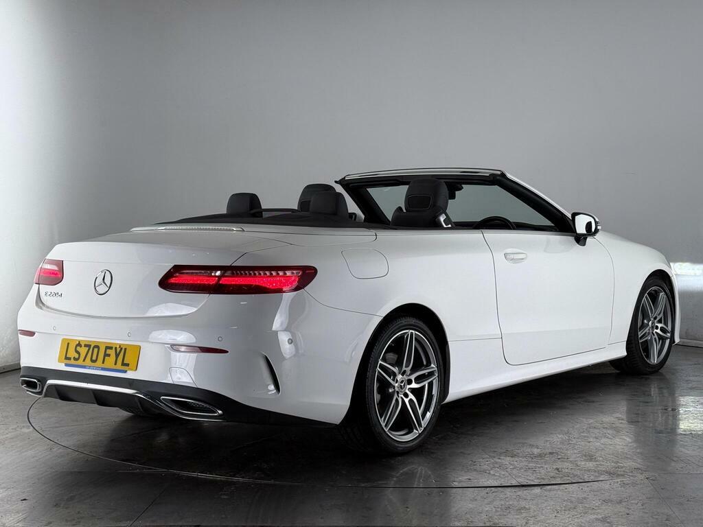 Mercedes-Benz E Class 2.0 E220d Amg Line Premium Cabriolet G-tronic E LS70FYL White #5
