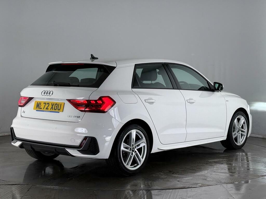 Audi A1 1.0 Tfsi 30 S Line Sportback Euro 6 Ss ML72XOU White #6