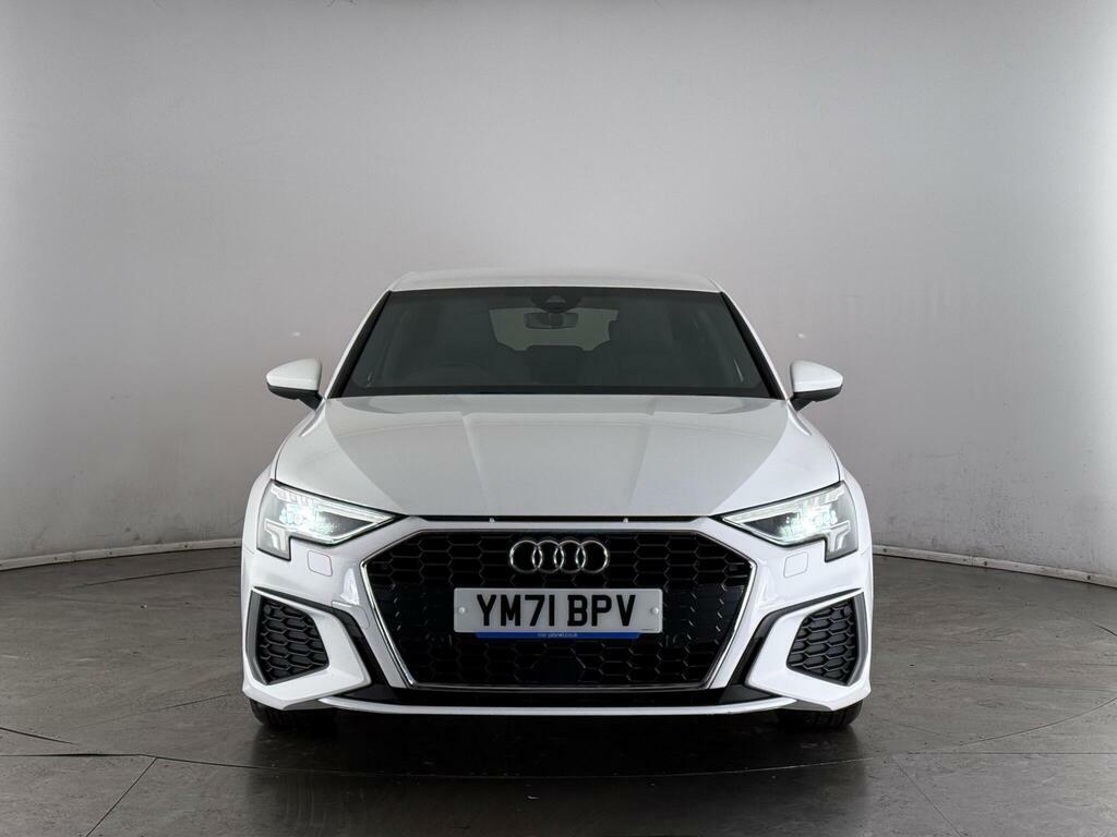 Audi A3 1.0 Tfsi 30 S Line Sportback Euro 6 Ss YM71BPV White #5