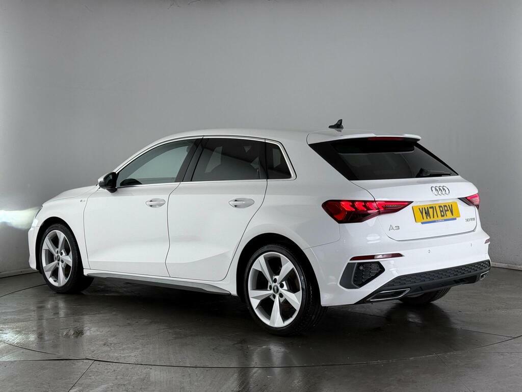 Audi A3 1.0 Tfsi 30 S Line Sportback Euro 6 Ss YM71BPV White #3