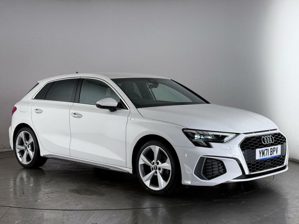 Audi A3 1.0 Tfsi 30 S Line Sportback Euro 6 Ss YM71BPV White