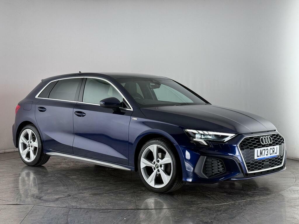 Audi A3 1.0 Tfsi 30 S Line Sportback S Tronic Euro 6 Ss Blue
