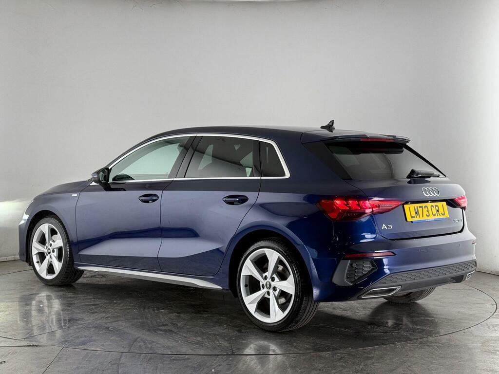 Audi A3 1.0 Tfsi 30 S Line Sportback S Tronic Euro 6 Ss LM73CRJ Blue #3