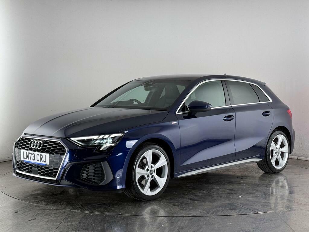 Audi A3 1.0 Tfsi 30 S Line Sportback S Tronic Euro 6 Ss LM73CRJ Blue #2