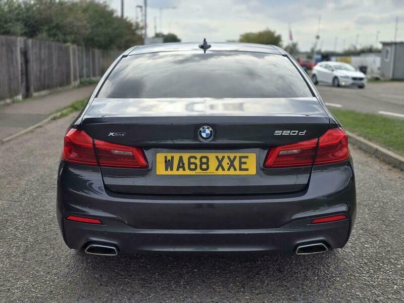 BMW 5 Series 520D Xdrive M Sport WA68XXE Grey #5