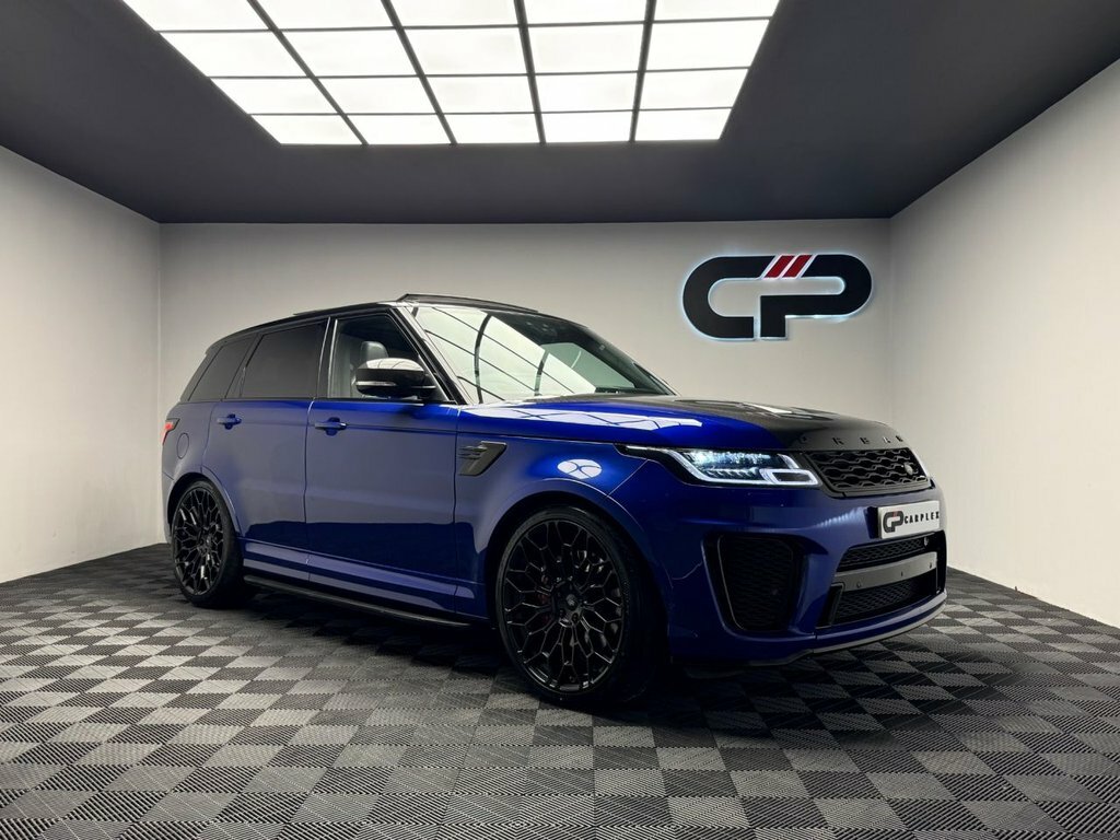 Land Rover Range Rover Sport 5L Svr BF18JBY Blue #4