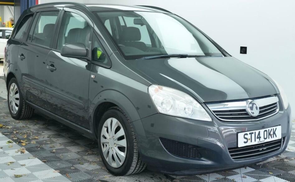 Vauxhall Zafira 1.8 16V Exclusiv Euro 5 Grey