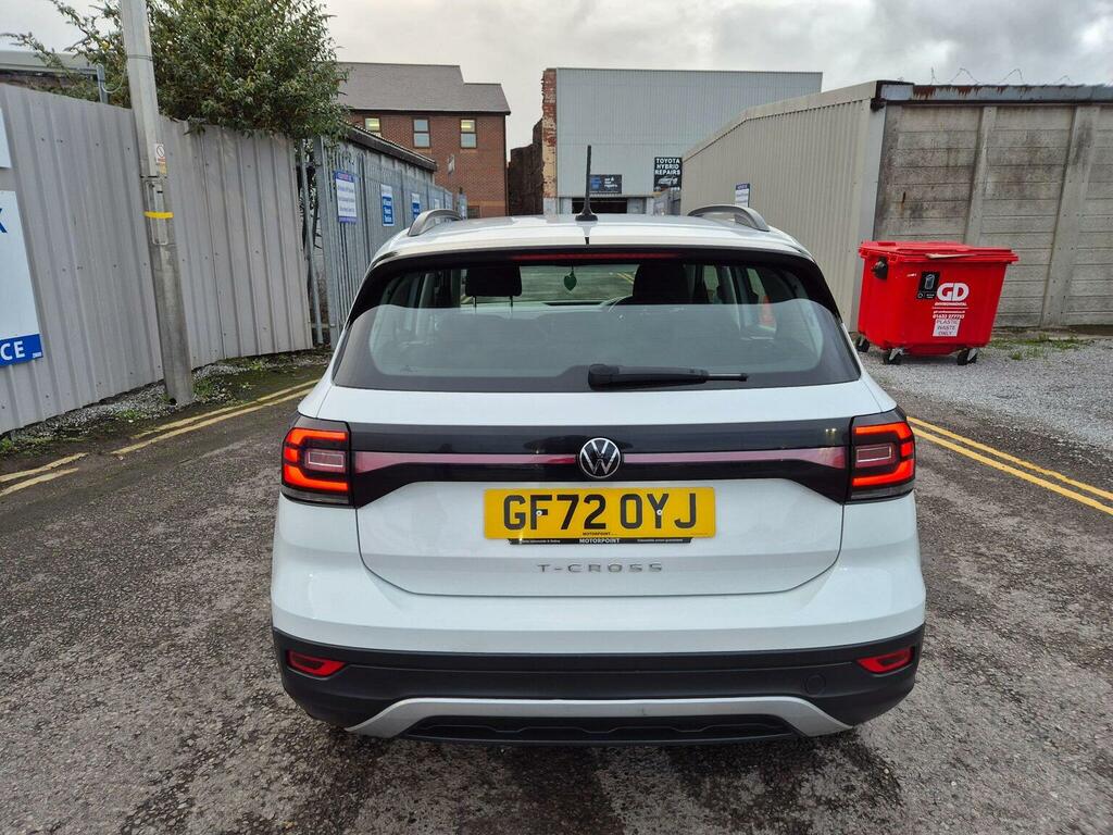 Volkswagen T-Cross Suv 1.0 Tsi Se Edition Euro 6 Ss 202272 GF72OYJ White #5