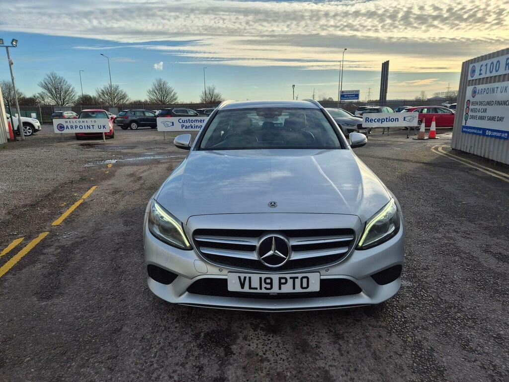 Mercedes-Benz C Class Estate 1.5 C200 Mhev Eq Boost Sport Premium G-tr VL19PTO Silver #2