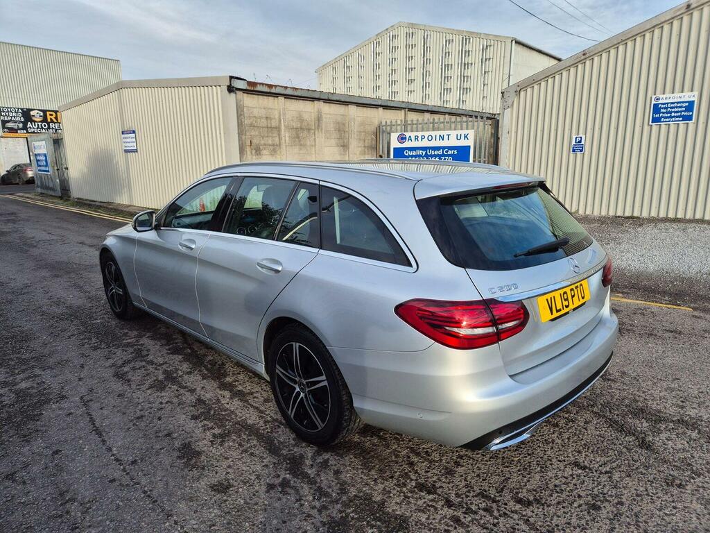 Mercedes-Benz C Class Estate 1.5 C200 Mhev Eq Boost Sport Premium G-tr VL19PTO Silver #4