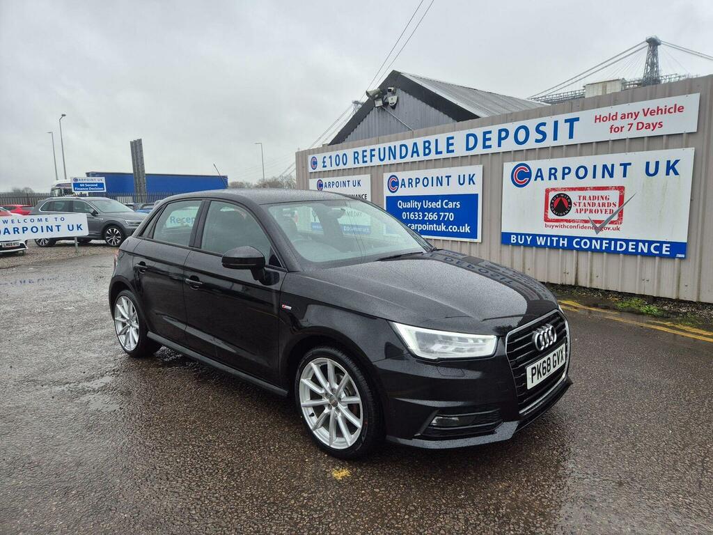 Audi A1 Hatchback 1.0 Tfsi S Line Sportback Euro 6 Ss 5 Black