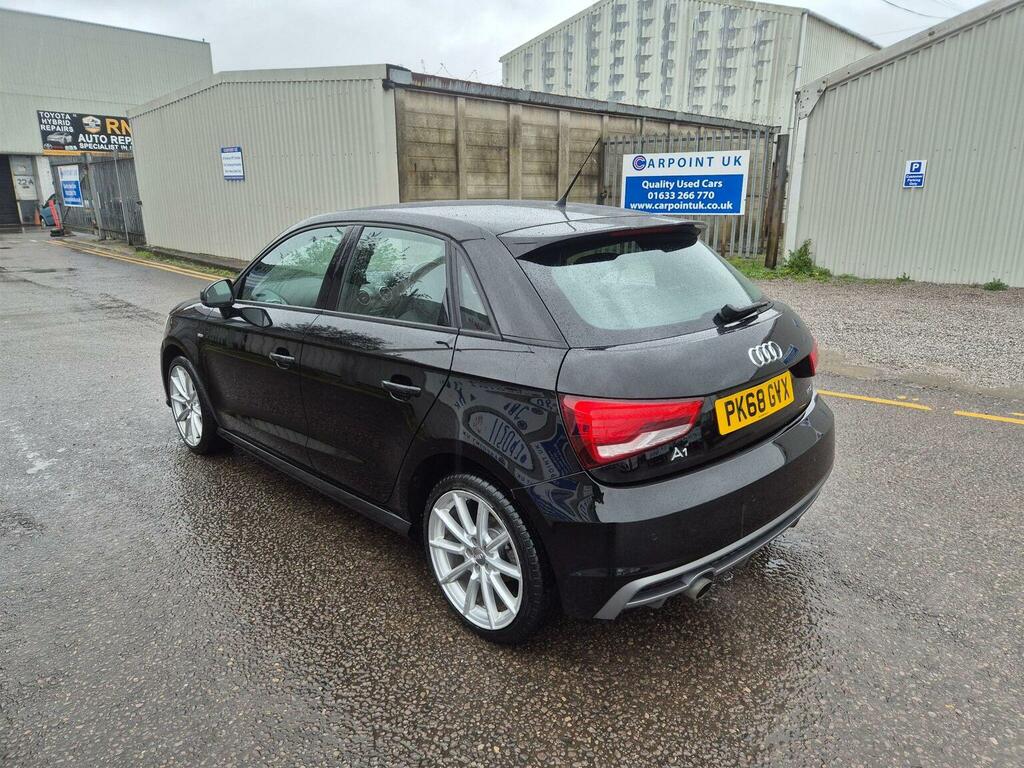 Audi A1 Hatchback 1.0 Tfsi S Line Sportback Euro 6 Ss 5 PK68GVX Black #4