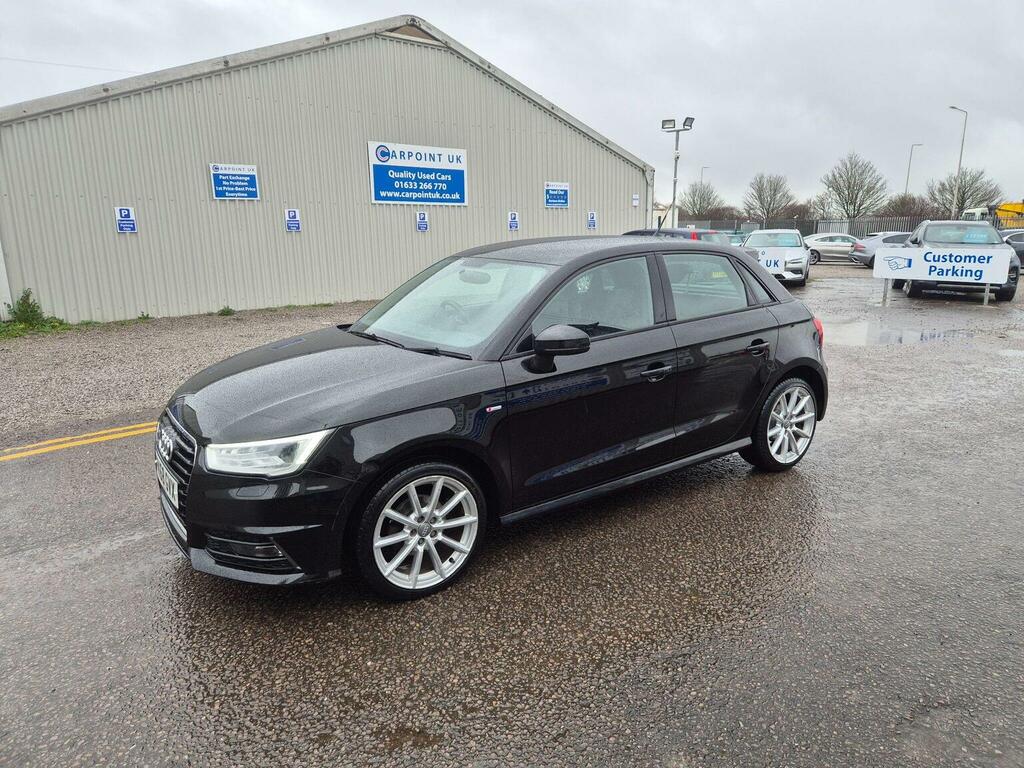 Audi A1 Hatchback 1.0 Tfsi S Line Sportback Euro 6 Ss 5 PK68GVX Black #3