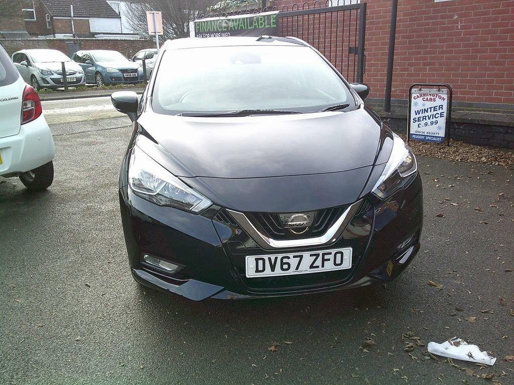 Nissan Micra 0.9 Ig-t N-connecta Euro 6 S S DV67ZFO Black #2