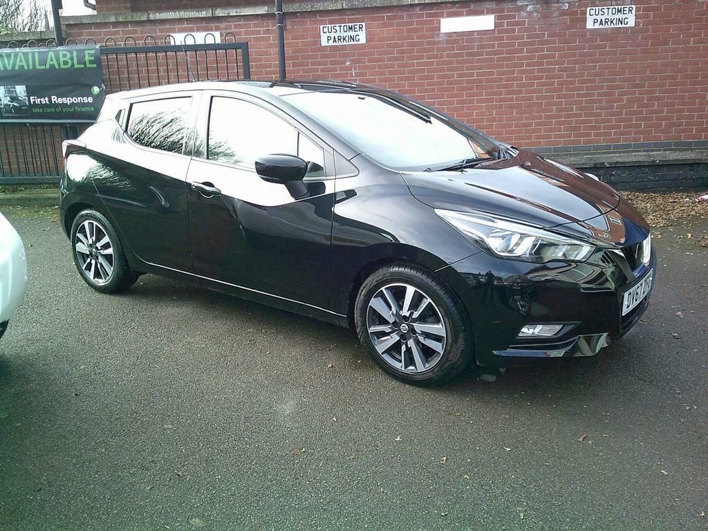 Nissan Micra 0.9 Ig-t N-connecta Euro 6 S S DV67ZFO Black #5