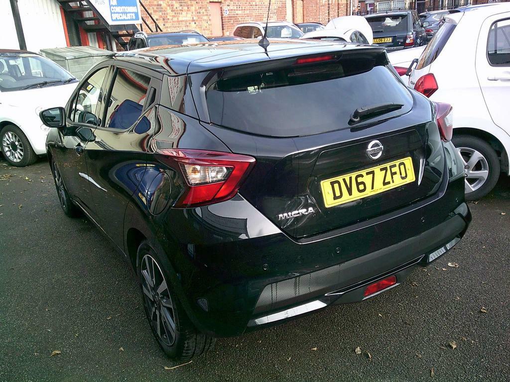 Nissan Micra 0.9 Ig-t N-connecta Euro 6 S S DV67ZFO Black #4