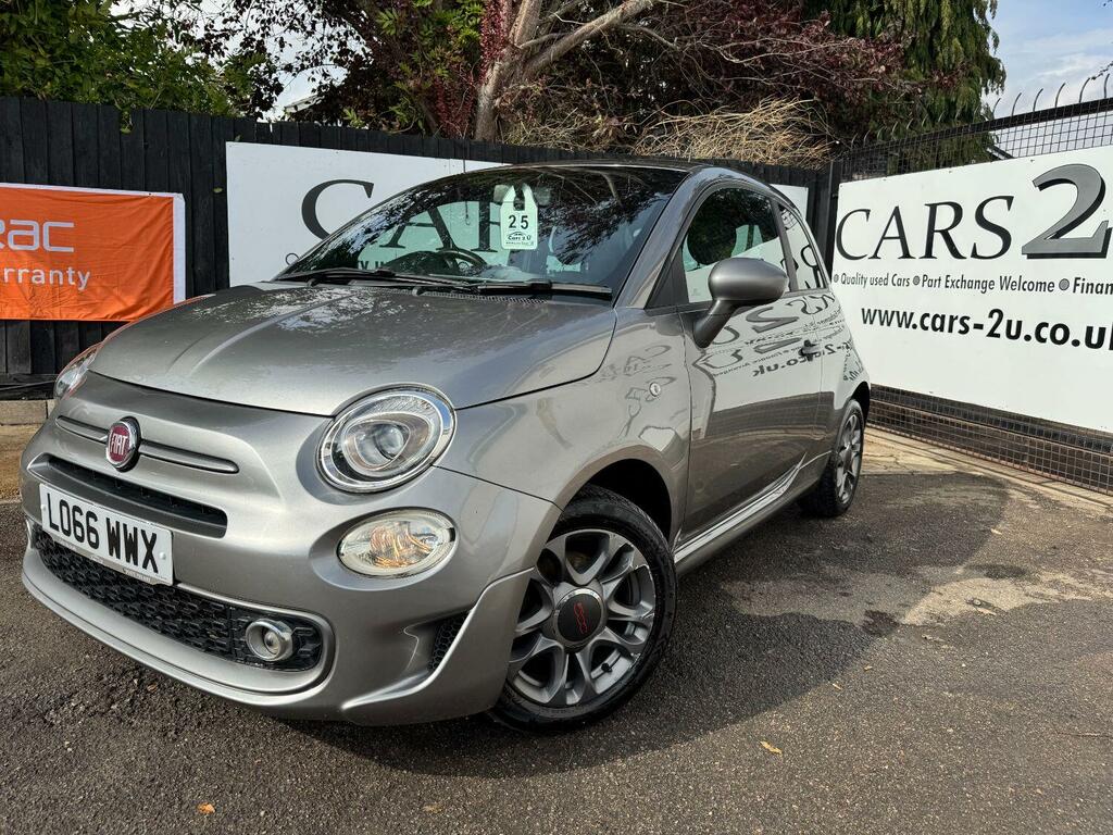 Fiat 500 Hatchback 1.2 500 My16 1.2 69Hp S My16 2016 LO66WWX Grey #4