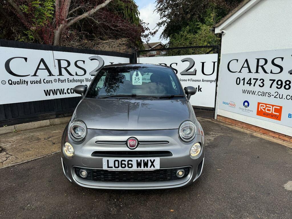 Fiat 500 Hatchback 1.2 500 My16 1.2 69Hp S My16 2016 LO66WWX Grey #3