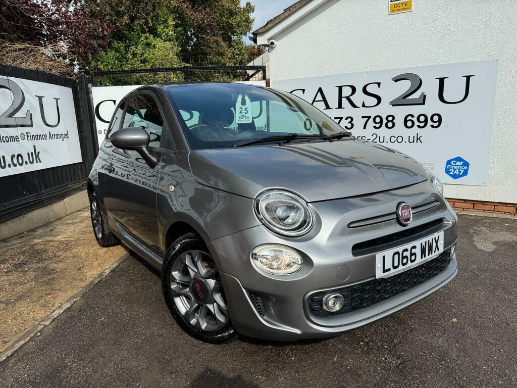 Fiat 500 Hatchback 1.2 500 My16 1.2 69Hp S My16 2016 LO66WWX Grey #2