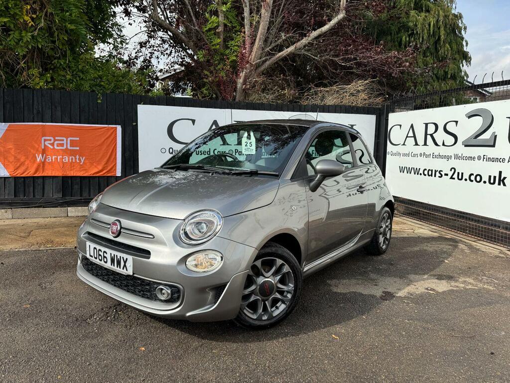 Fiat 500 Hatchback 1.2 500 My16 1.2 69Hp S My16 2016 LO66WWX Grey #5