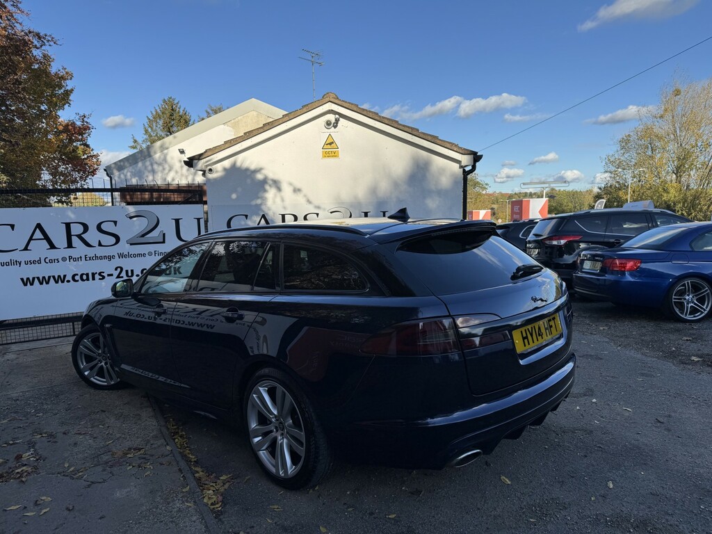 Jaguar XF Estate 3.0 D S V6 Portfolio 2014 HY14HFT Blue #6